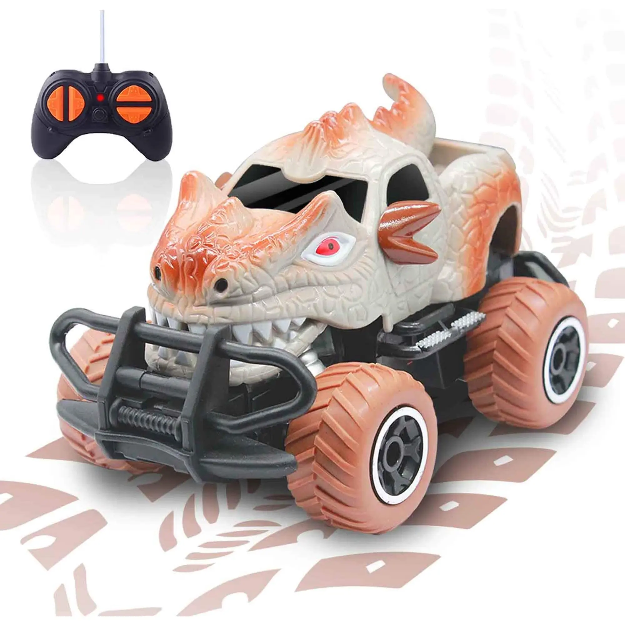 Toy Dinosaur RC Cars para Crianças, 1:43 Escala, 27MHz, 9mph Velocidade Máxima, Monster Truck, Presentes de Aniversário para Crianças