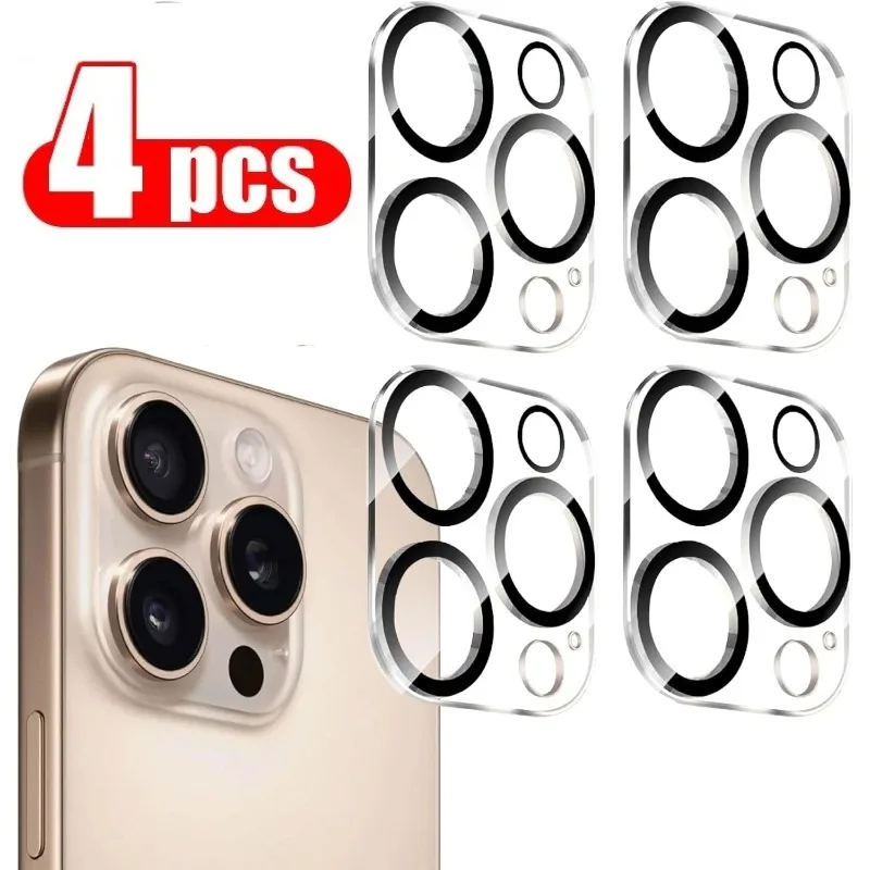 4PCS Kameraobjektivschutz für iPhone 17 16 11 12 13 14 15 Pro Max Kameraobjektivschutz iPhone 15 Pro 17Air Zubehör Objektivabdeckung