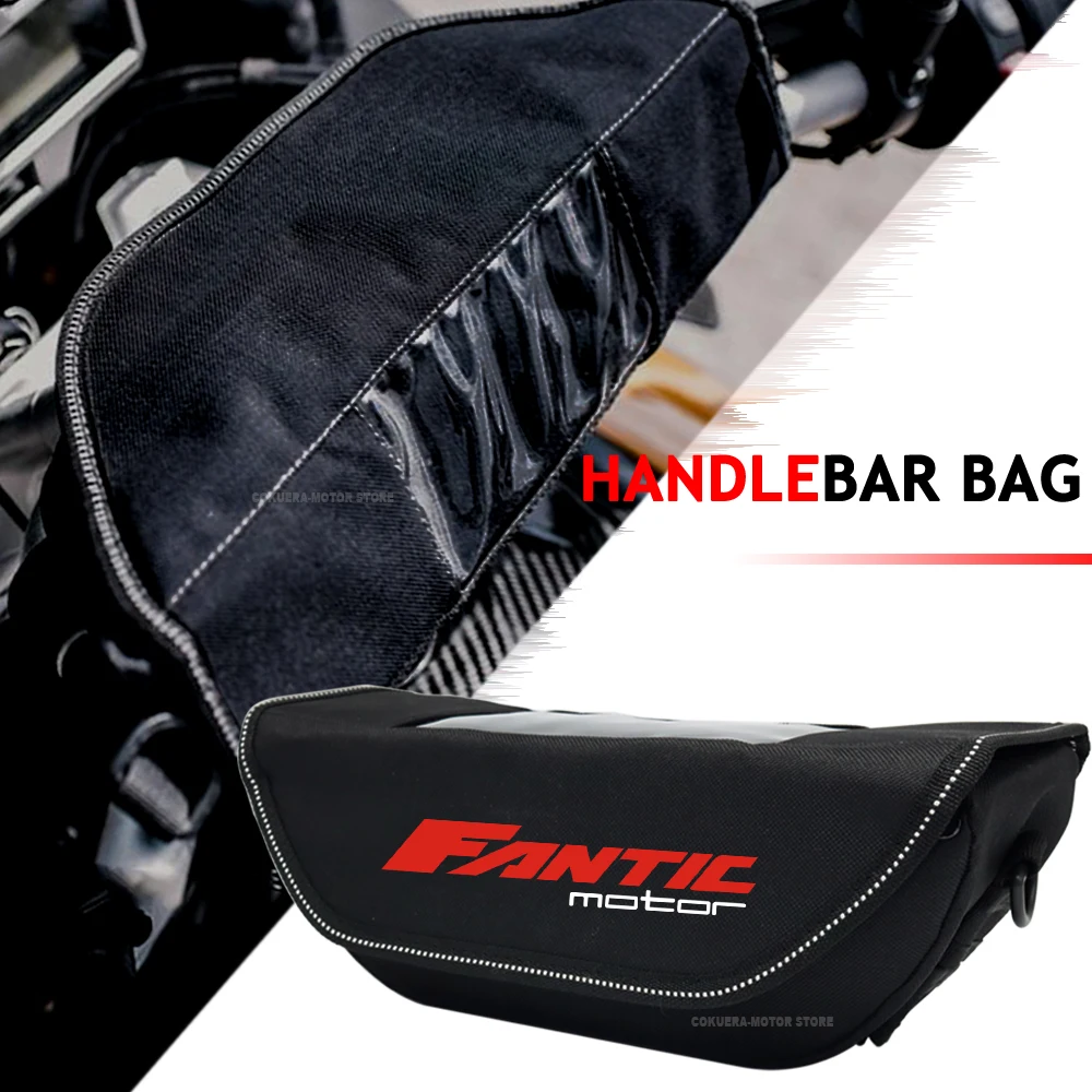 

For Fantic Motor Motorcycle Waterproof And Dustproof Handlebar Storage Bag