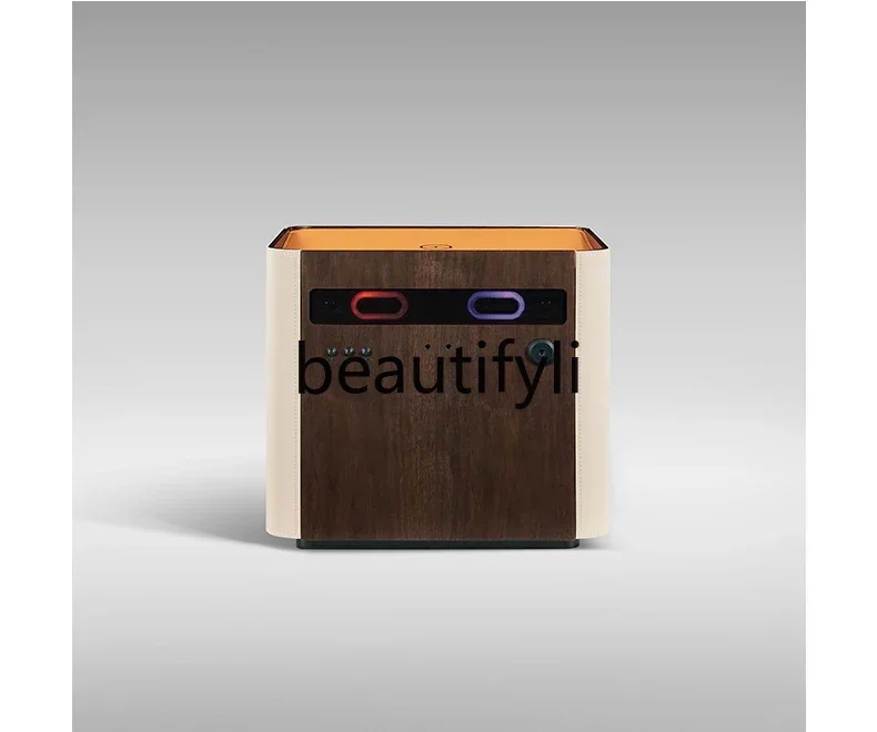 

Smart bedside table, safe, integrated lamp, negative oxygen ion purification