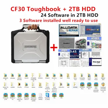 Nejnovější software alldata 10.53 pro opravu automobilů, software Mit-chell od5 2015 ATSG 24 v 2TB HDD s notebookem CF30 4G Toughbook 8 nejlepší prodej Software alldata a mitchell s notebookem - №2