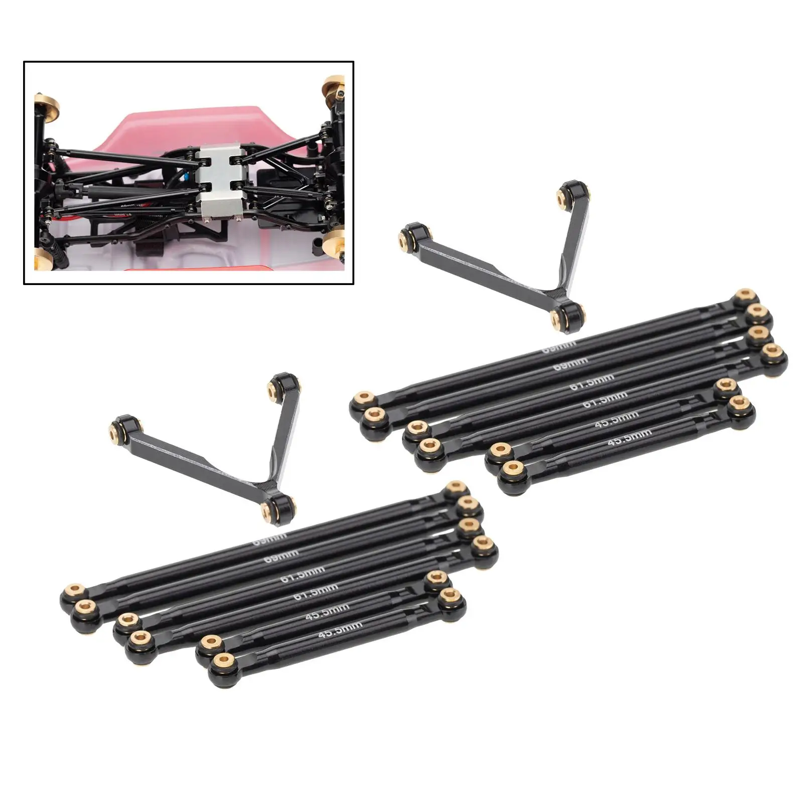 

1/24 Simulation Model Axial SCX24 C10 Ford JEEP Car Case Special Rod Kit