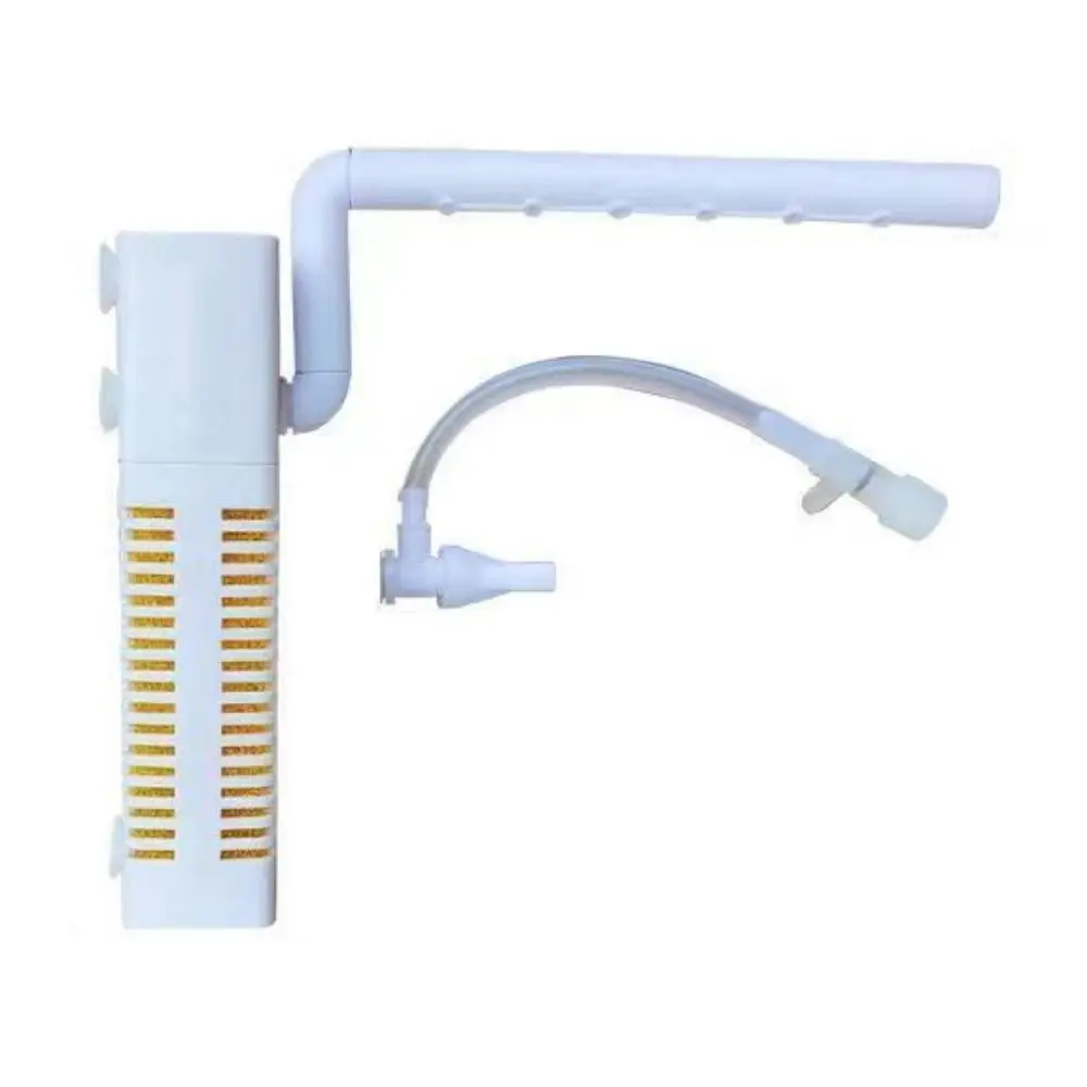USB Submersible Aquarium Filter Silent Plastic Aquarium Internal Filter with Built-in Circulating Pump Air Pump Wave Maker Home