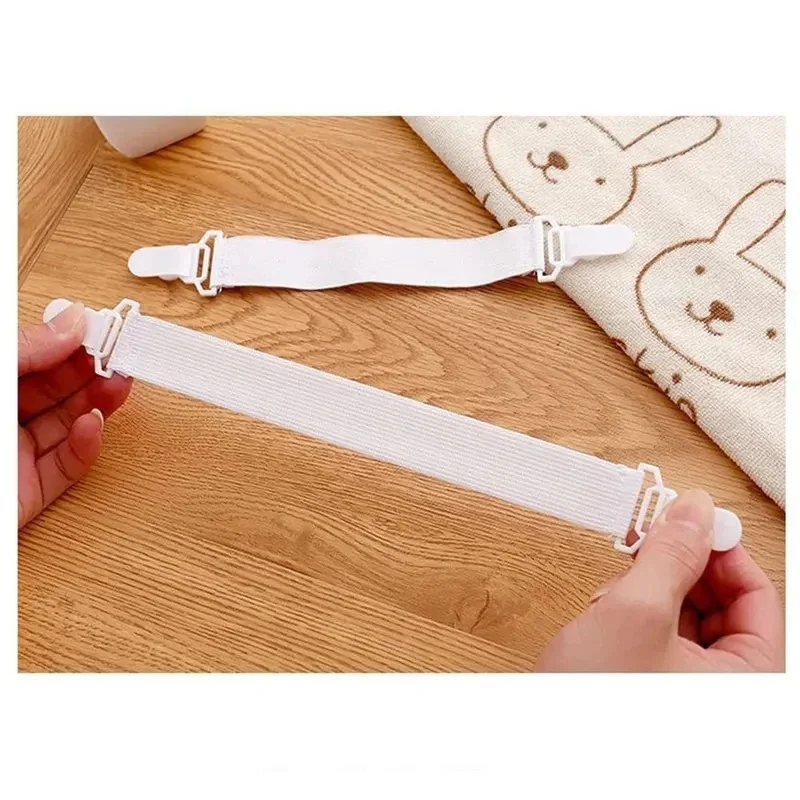 1/2/4/6set Bed Sheet Grippers Premium Elastic Fasteners Keep Fitted Sheets Night No Slippage Mattress Cover Clips Bed Sheet