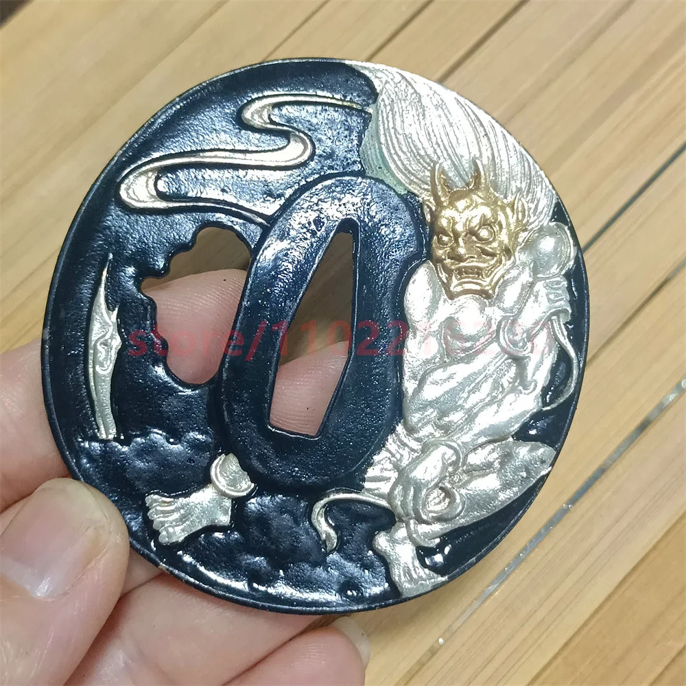 Beautiful Brass Tsuba Handguard Guard Fuchi Kashira Menuki For Japanese Real Japan Samurai Katana Sword Fitting New Nice
