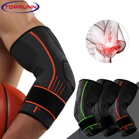 1PCS Sports Elbow Brace Adjustable Compression Sleeve Arm Support with Strap for Tendonitis Arthritis,Bursitis,Pain Relief