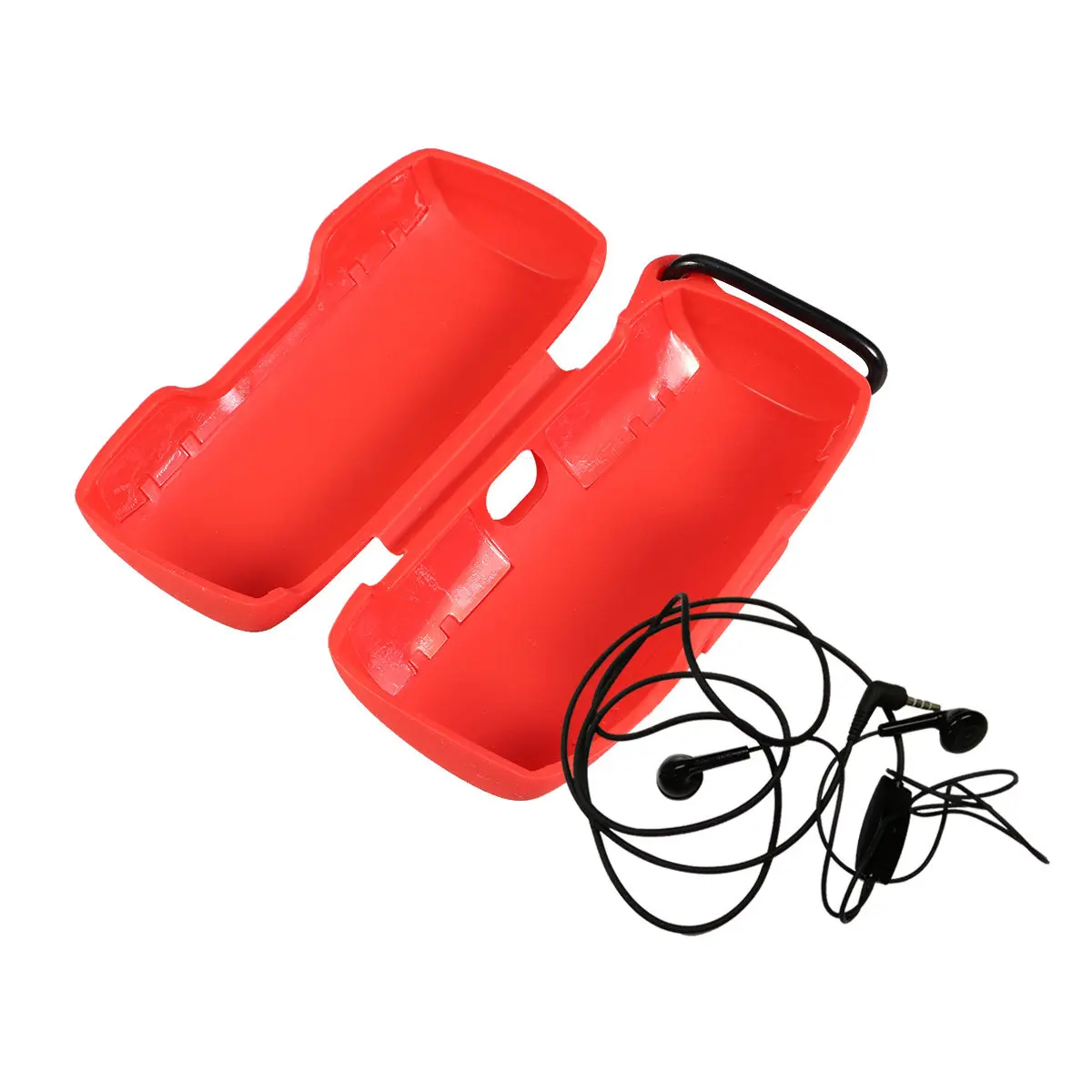 

Silicone Wireless Headphone Case Purple Shockproof Scratch Resistant Protective Cover for Earbuds Free Compact