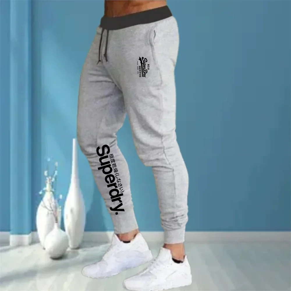 2024 Training Pants Men Sweatpants Spring Autumn Thin Pants  Fitness Oversized Size Breathable Exercise Running Men\'s Trousers