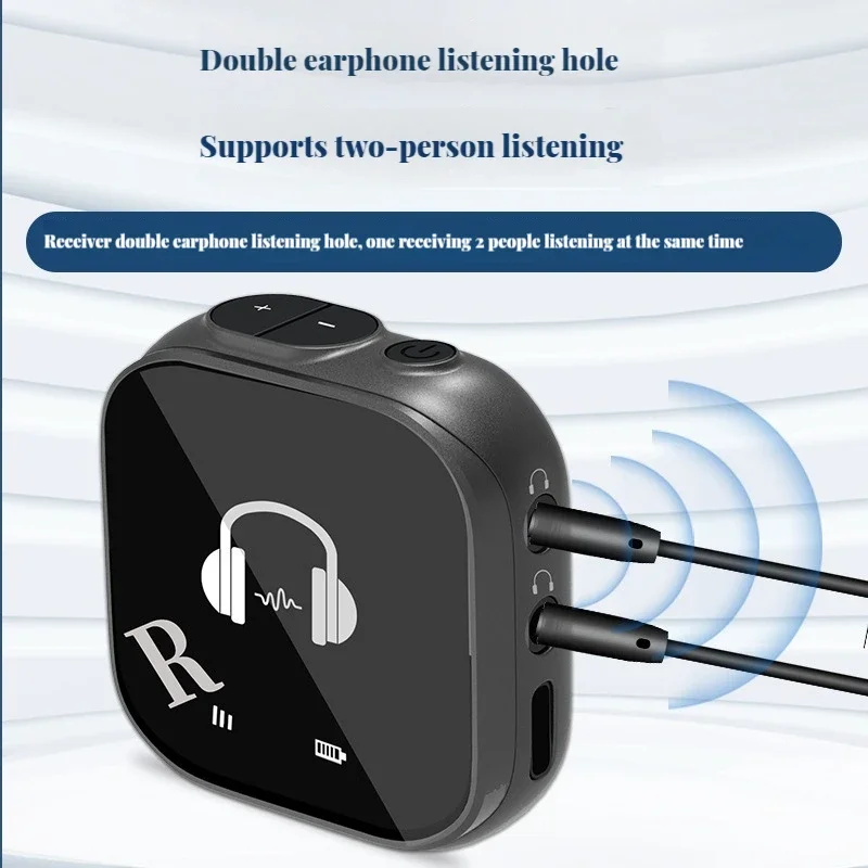 5.8G Wireless Earphone Monitor Headphone Wireless In Ear Monitor System with Transmitter Receiver Automatic Pairing for Stereo