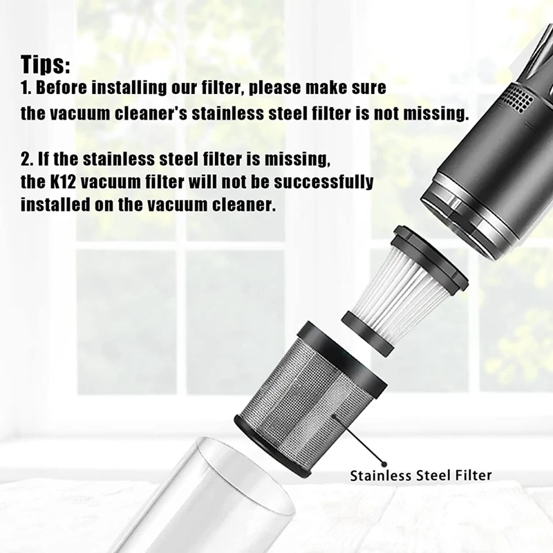 แผ่นกรอง HEPA สำหรับเครื่องดูดฝุ่นไร้สาย K13 K12 moosoo สำหรับ Invictus อัจฉริยะ1.0 X7
