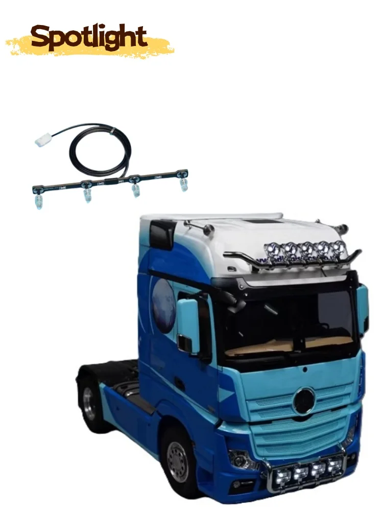 

1/14 RC ACTROS GIGASPACE Roof Spotlight And Chin Light PCB Bar Board For Tamiya RC Truck ACTROS GIGASPACE Parts Accessories