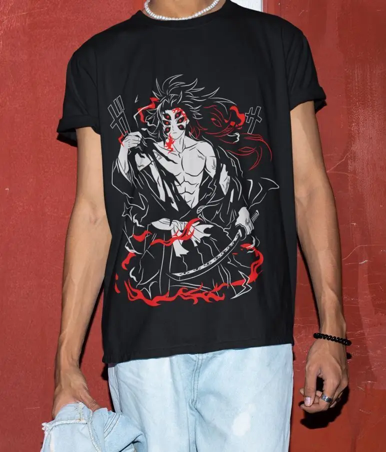

kukushibo T-Shirt Demon Slayer Horror Manga Anime Gifts Shirt All Size