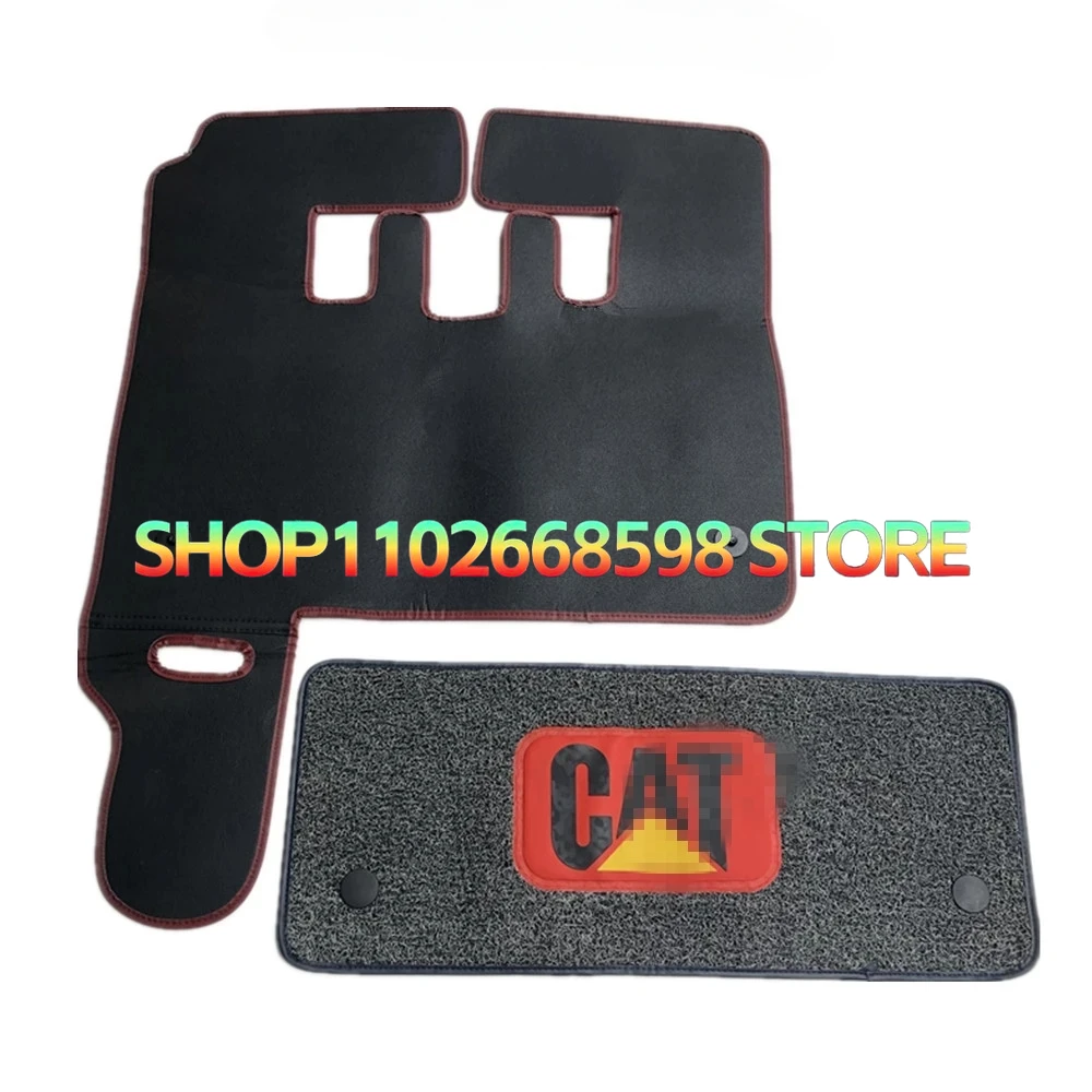 

Для CAT 311 320 323 330, клейкий напольный коврик для кабины, ковер, напольный коврик, двухслойный, высококачественные аксессуары для экскаваторов 336 GC
