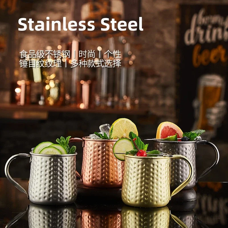 Moscow Mule Mug, Durable Coppery Beer Mugs, Coffee Mug, Milk Cup, Pure Drinkware, Cup for Home and Bar, 430 ml, 500ml