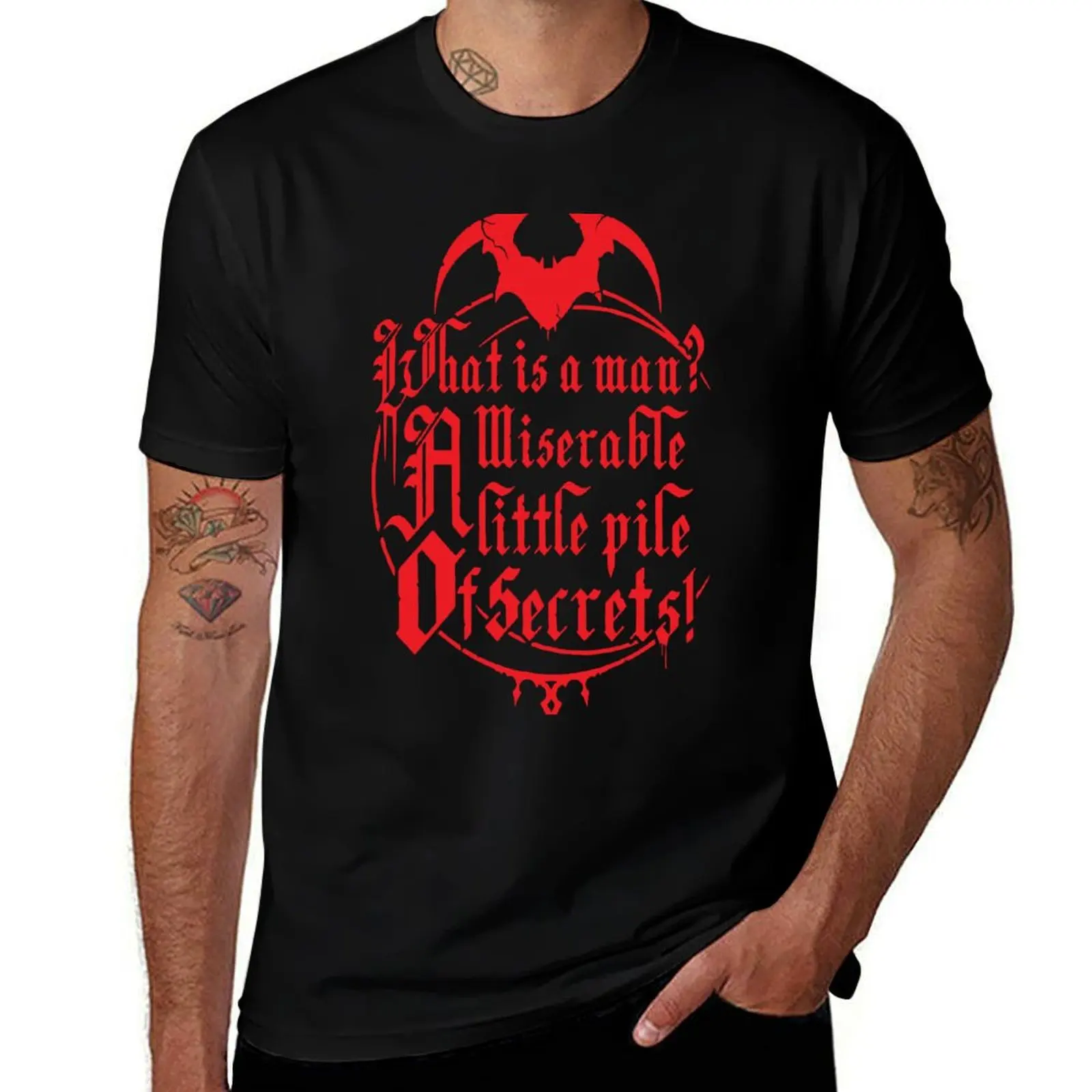 Miserable Little Pile Of Secrets Castlevania Game Funny T-Shirt Plus Size Non-Shrink T-Shirt