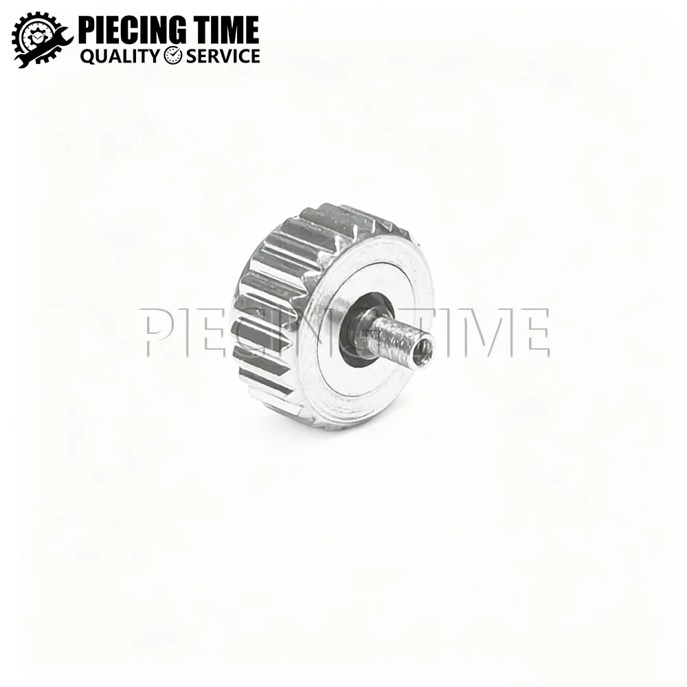 1PC Silver Long Tube Watch Crown with 2.0mm Hole Multiple Size Watch Repair Heads for Clockwork Mechanism