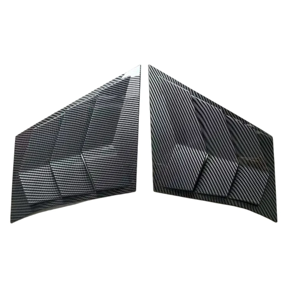 For Chery Omoda 5 C5 E5 H5 2022-2024 Rear Window Side Vent Shutter Louver Cover Trim Car Accessories Auto Parts Carbon Fiber