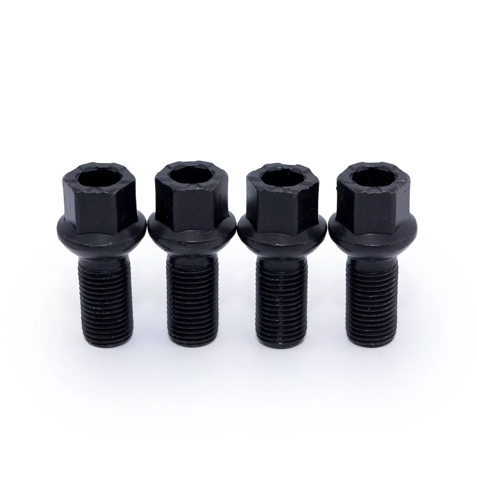 4Pcs Fits Audi A2 A3 A4 Original Alloy Wheel Bolts Stud Nuts M14x1.5 Radius 17mm