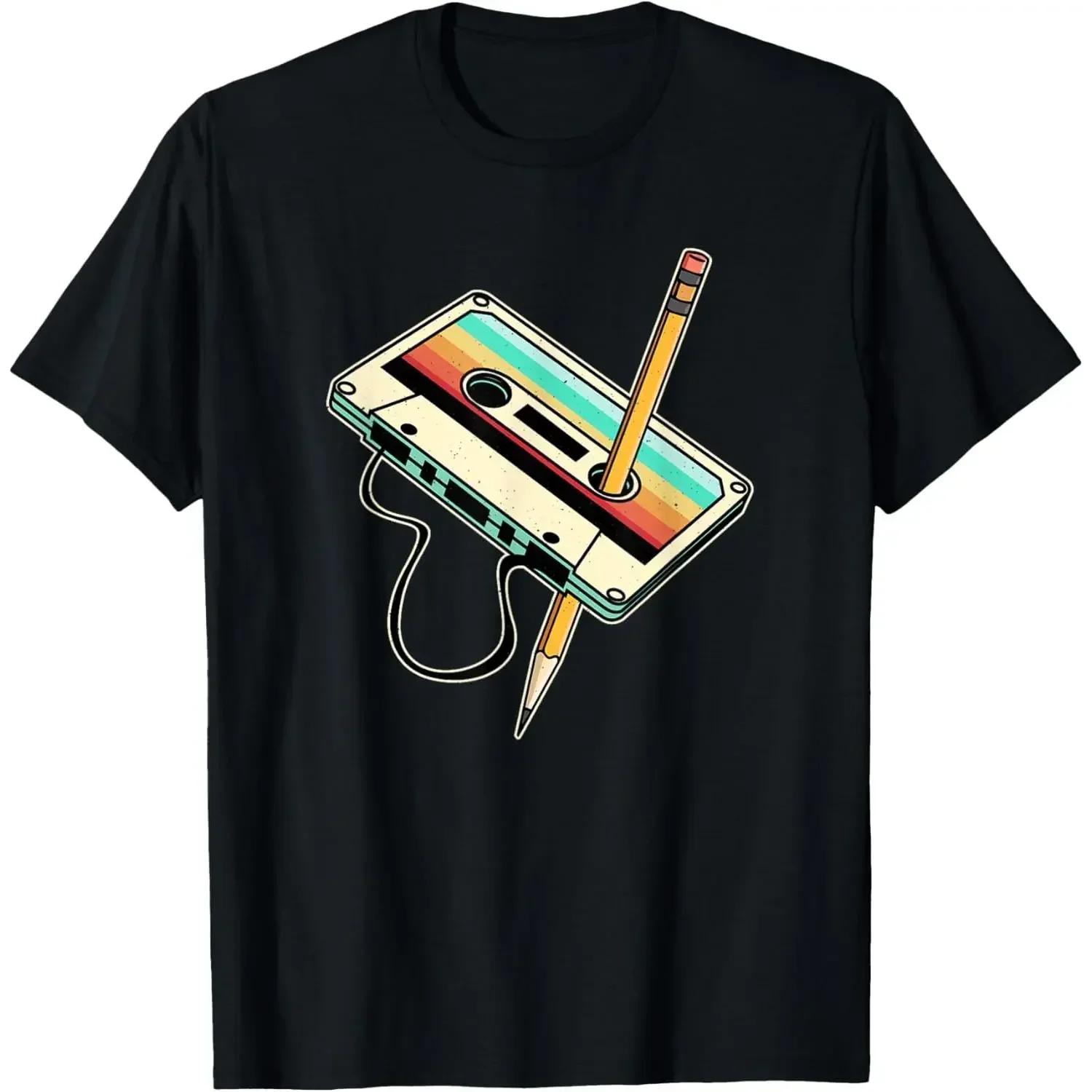 80s 90s Retro Party Costume Nostalgia Cassette T-Shirt