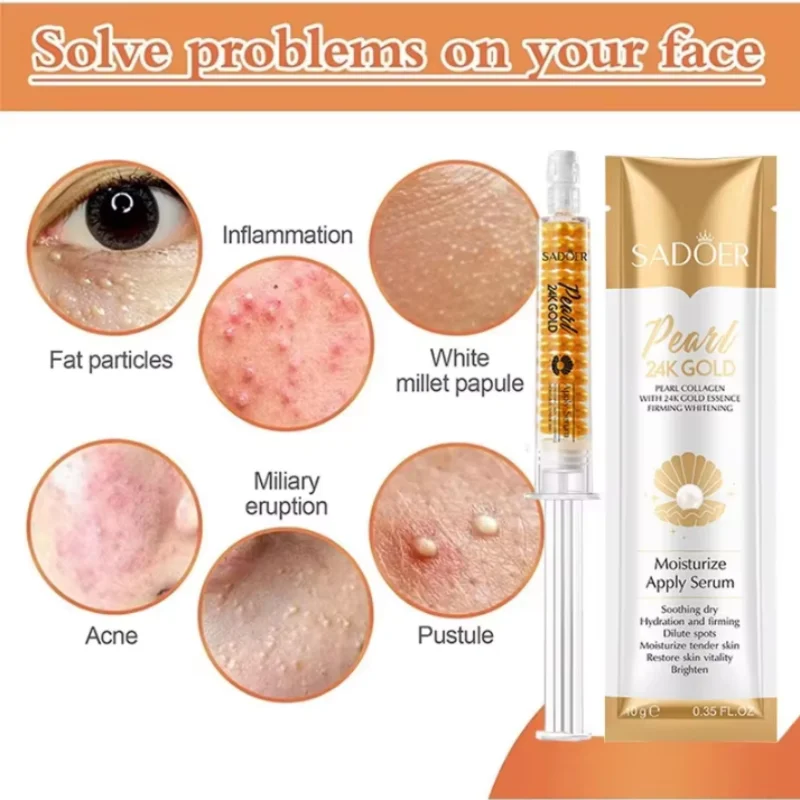 Fat Granules Removal Eye Serum Anti Dark Circle Eye Bags Fade Fine Line Essence Anti-Puffiness Moisturizing Skin Care Products