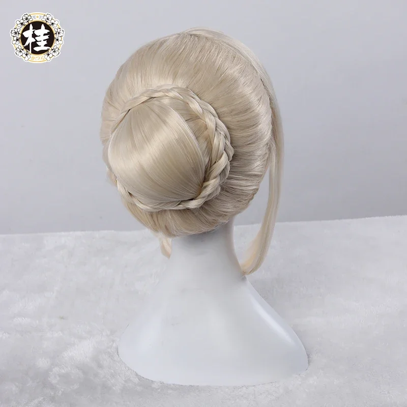 بليك صابر شعر مستعار تأثيري أنيمي صابر ألتر/Arturiaa Pendragon العمر الشعر 35 سنتيمتر الذهب مقاومة للحرارة