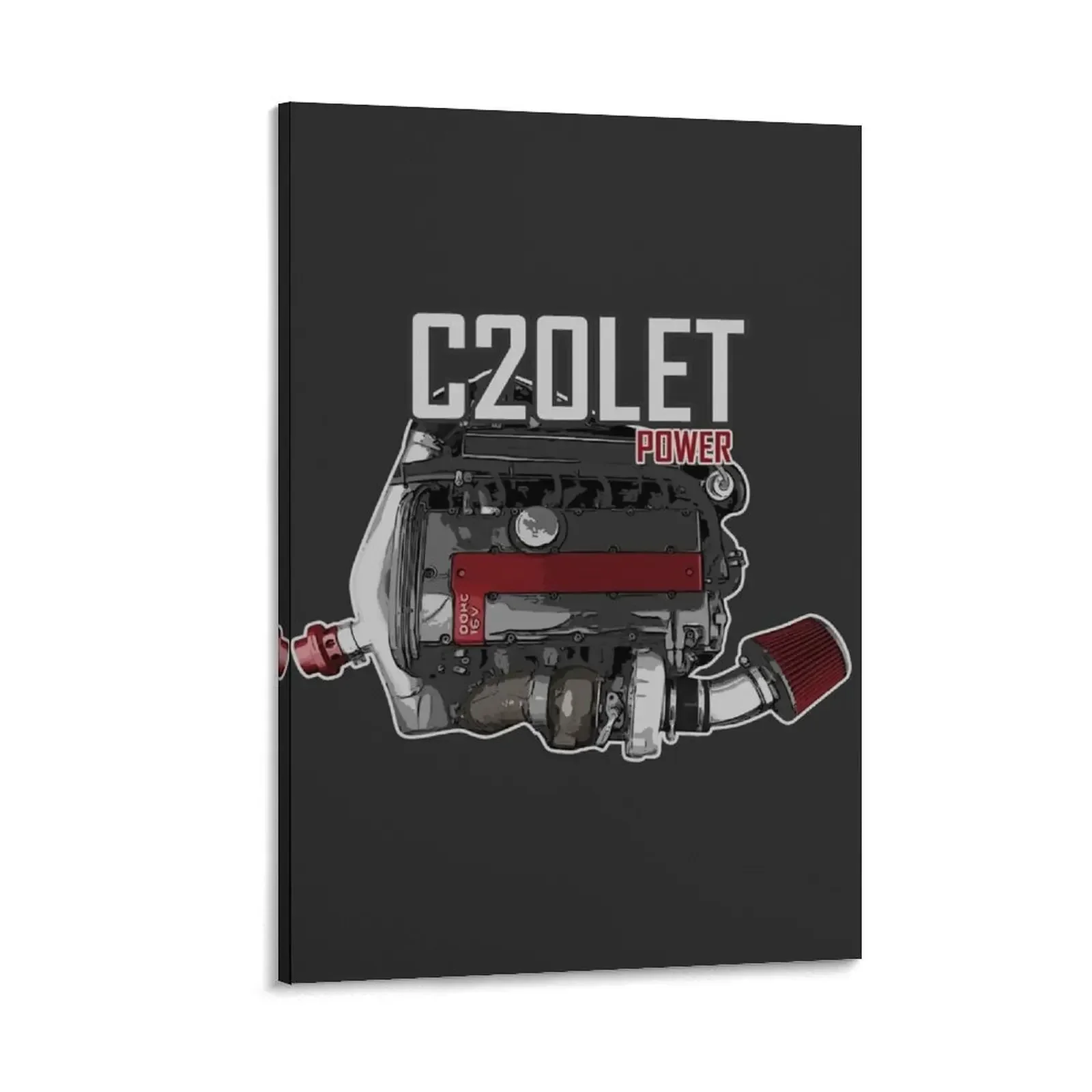 

C20LET POWER Engine Design Canvas Painting Posters on the wall Home decoration aesthetic room decoration
