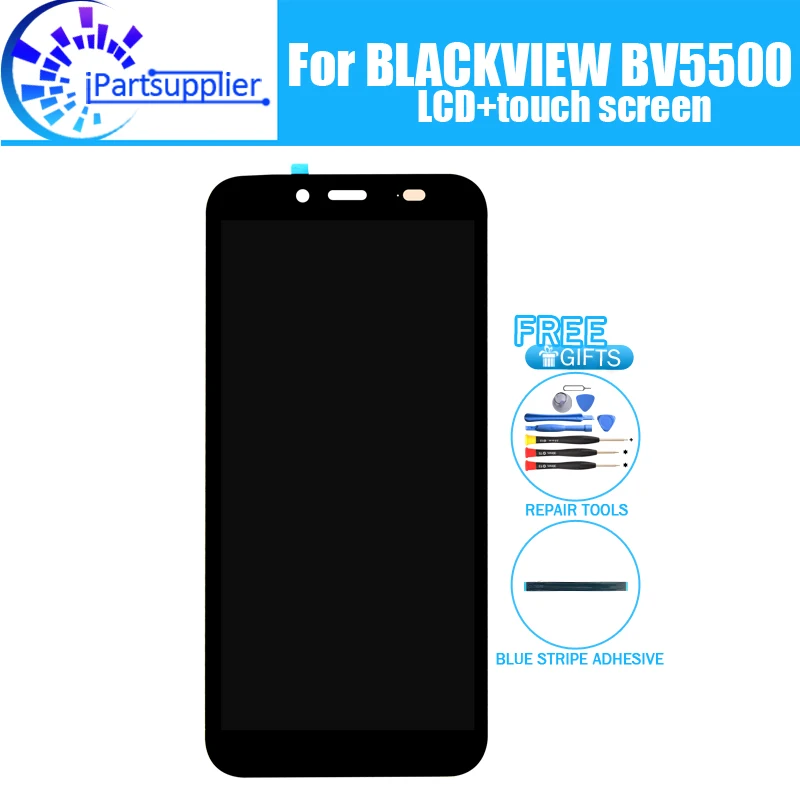 BLACKVIEW BV5500 LCD Display+Touch Screen 100% Original Tested LCD Digitizer Glass Panel Replacement For BLACKVIEW BV5500