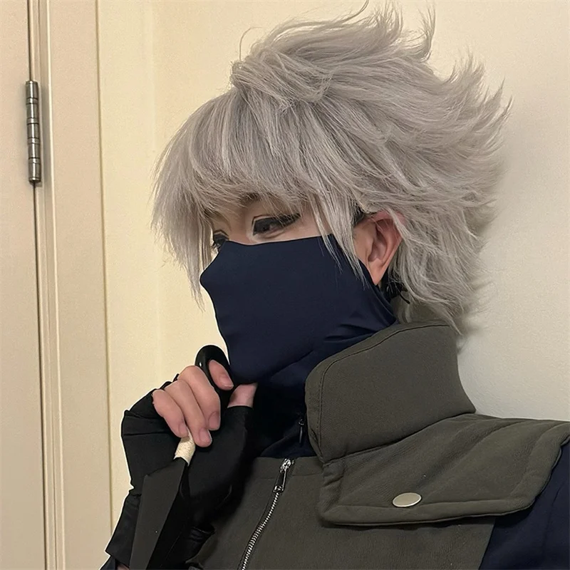 

Anime Ninja Kakashi Adult Cosplay Mask Half Face Cover Veil Masks Halloween Costume Party Accessories Carnival Masquerade Prop
