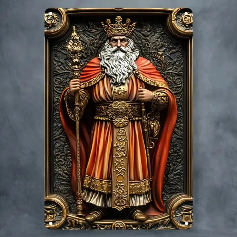 علامة أنثى 2D HolySpiritWarrior Holy Spirit Ezekiel |   ديكور مربع من الألومنيوم |   مثالية للمنزل/البار وغرفة المعيشة والمطبخ وD