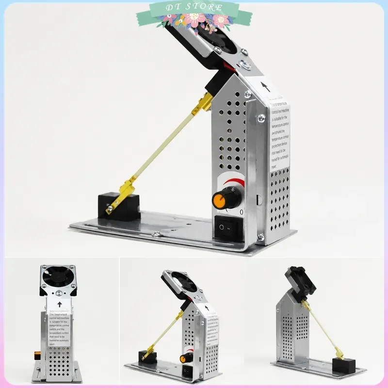 Electric Ribbon Cutter Heat Cutting Machine for Nylon Satin Lace Magic Sticker Rubber Belt Temp ADJ 220V