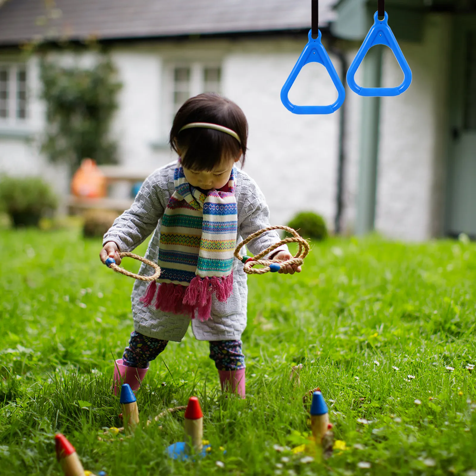 2Pcs Kids Climbing Rings Gymna - Kids Outdoor Ninja recension och pris