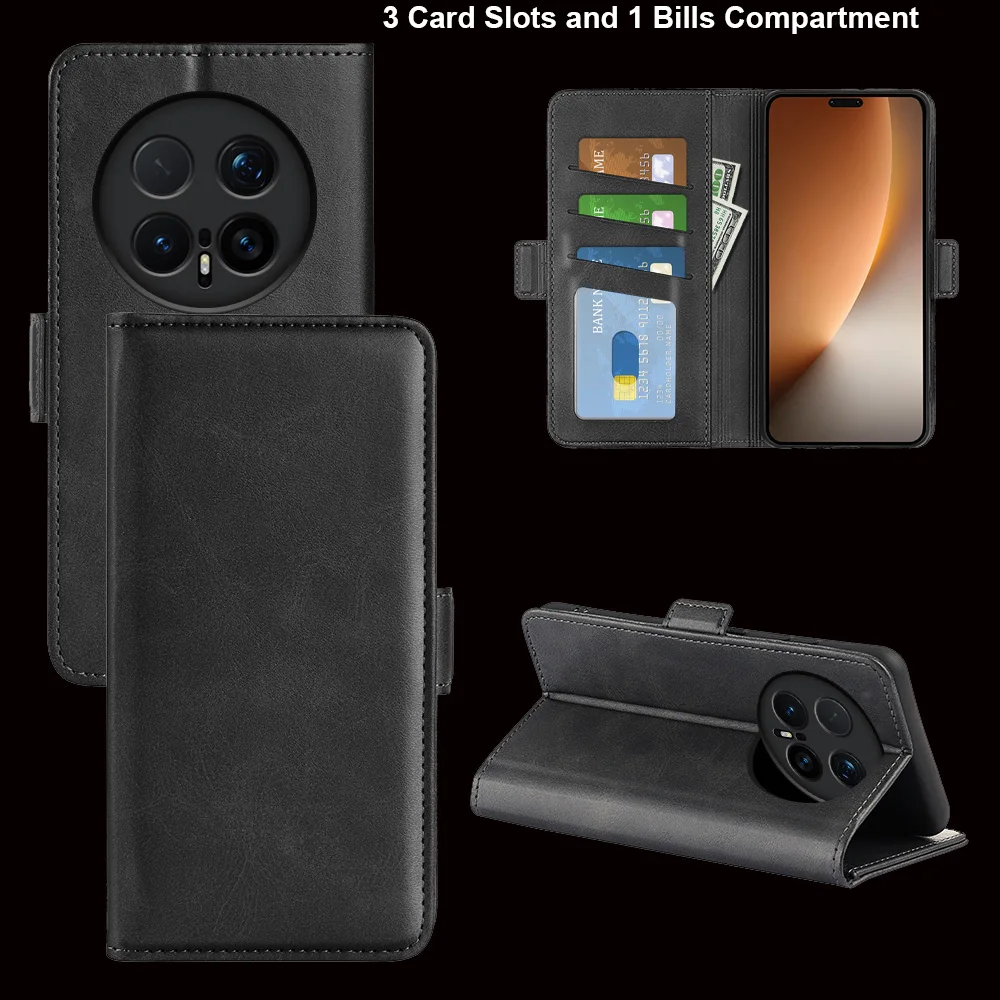 Calf Leather Flip Case For Honor Magic 8 Pro Air X8d Magic8 Magic 7 Pro Magic7 Lite X9d X70 400 Smart 600 500 X60 Pro Phone Case