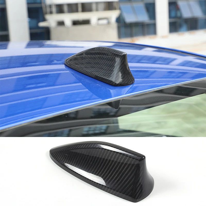 

For 2021-2023 Subaru WRX Real Carbon Fiber Car Shark Fin Antenna Cover Sticker Car Exterior Protection Accessories