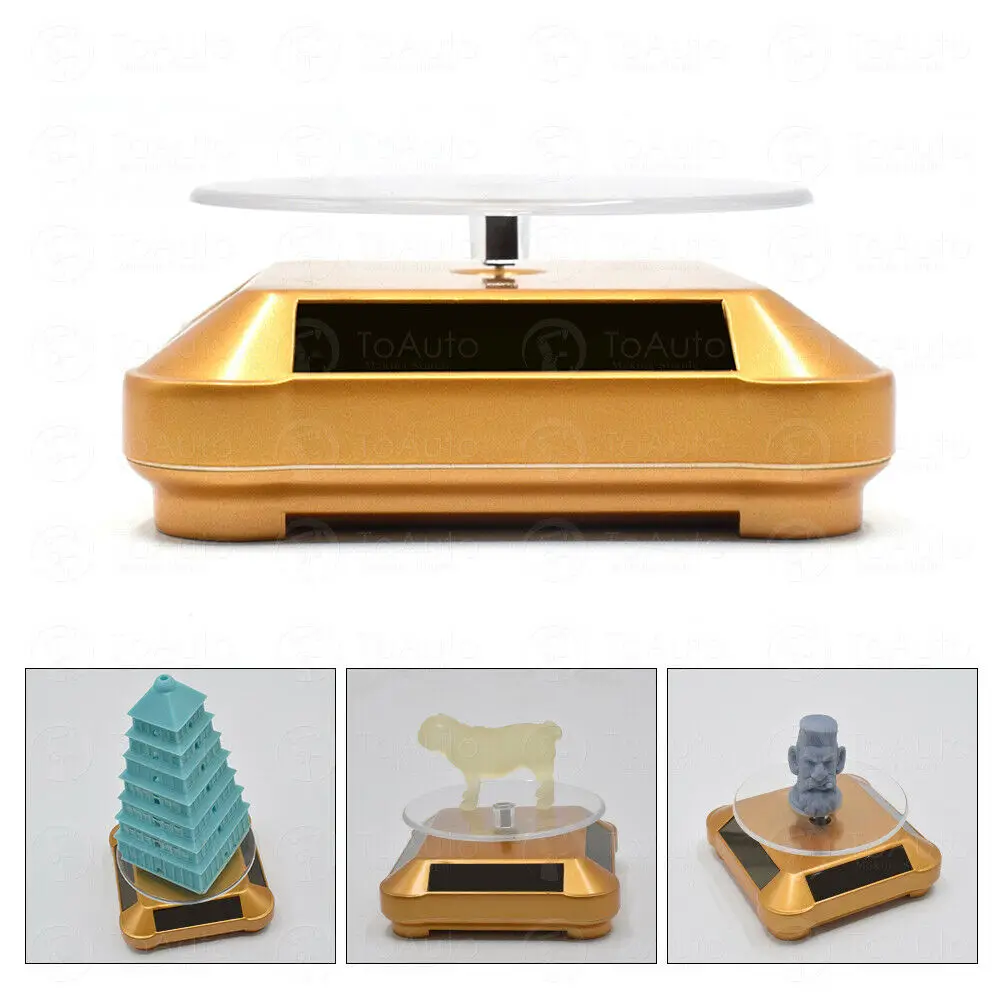 Lampe LED en résine UV 6W + support solaire rotatif 360 degrés, Kit d'affichage pour affichage d'imprimante 3D SLA/DLP/DIY