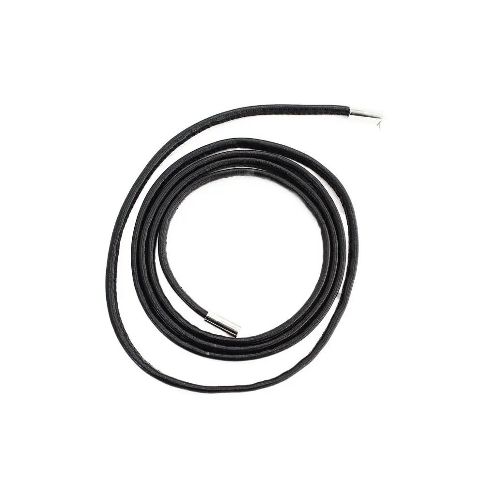 أحزمة خصر عتيقة للإناث ، حبل جلدي مستدير ، حزام خصر ، سلسلة طويلة ، رفيعة ، موضة جديدة ، O9G6