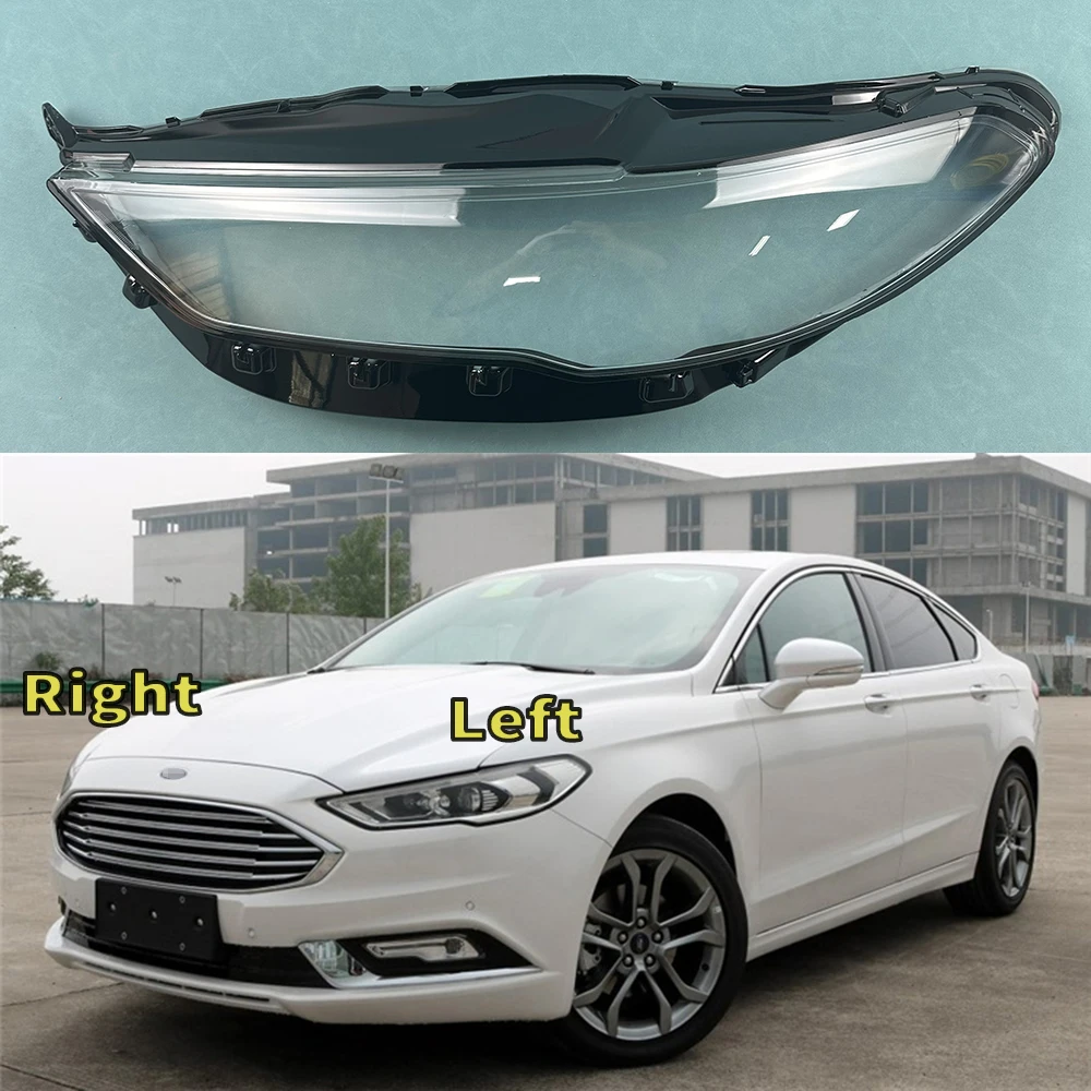 

For Ford Mondeo 2017-2020 Transparent Lampshade Front Headlight Shell Headlamp Cover Lens Plexiglass Auto Replacement Parts