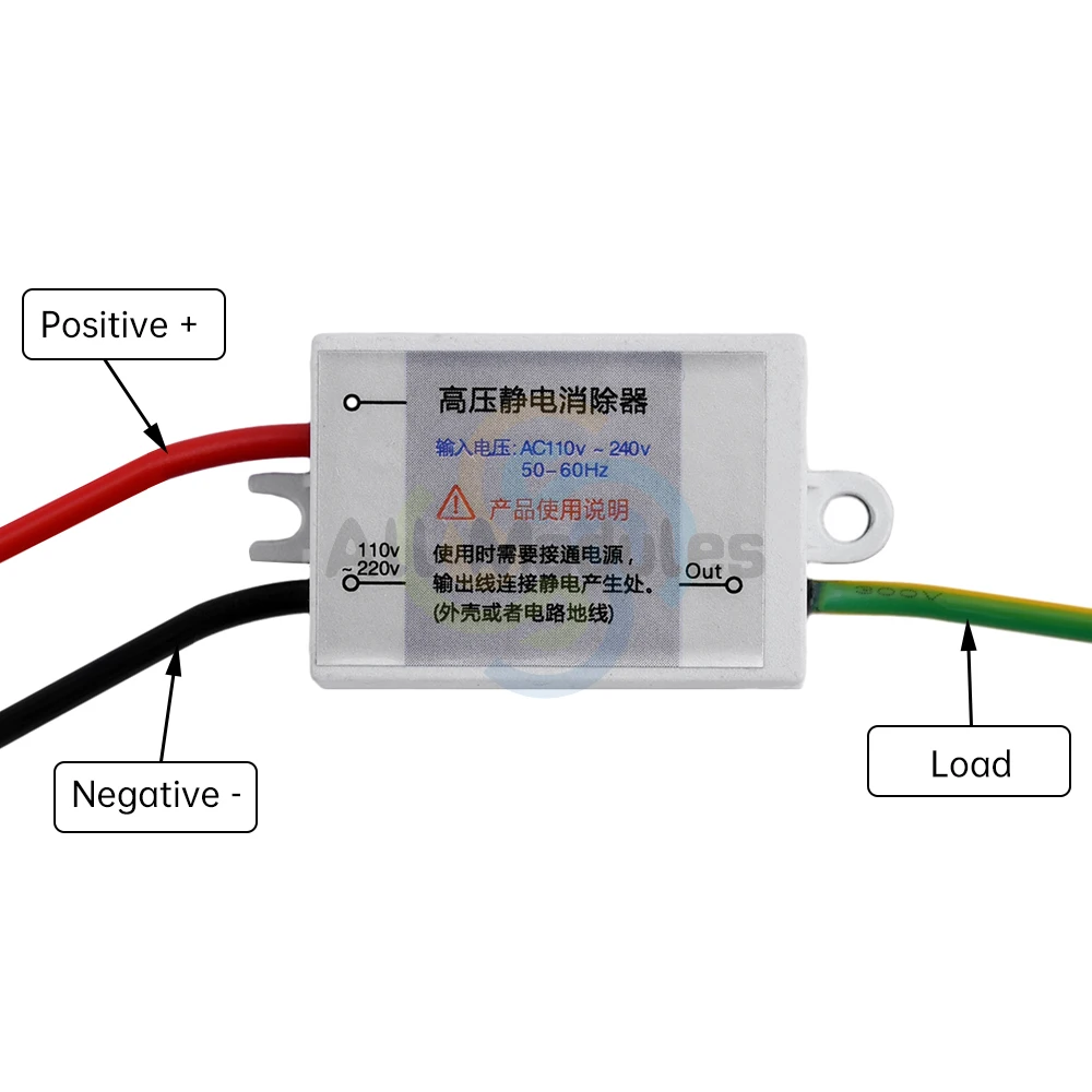 High Voltage Static Electricity Remover Negative Ion Generator Static Electricity Remove Electrostatic Discharger