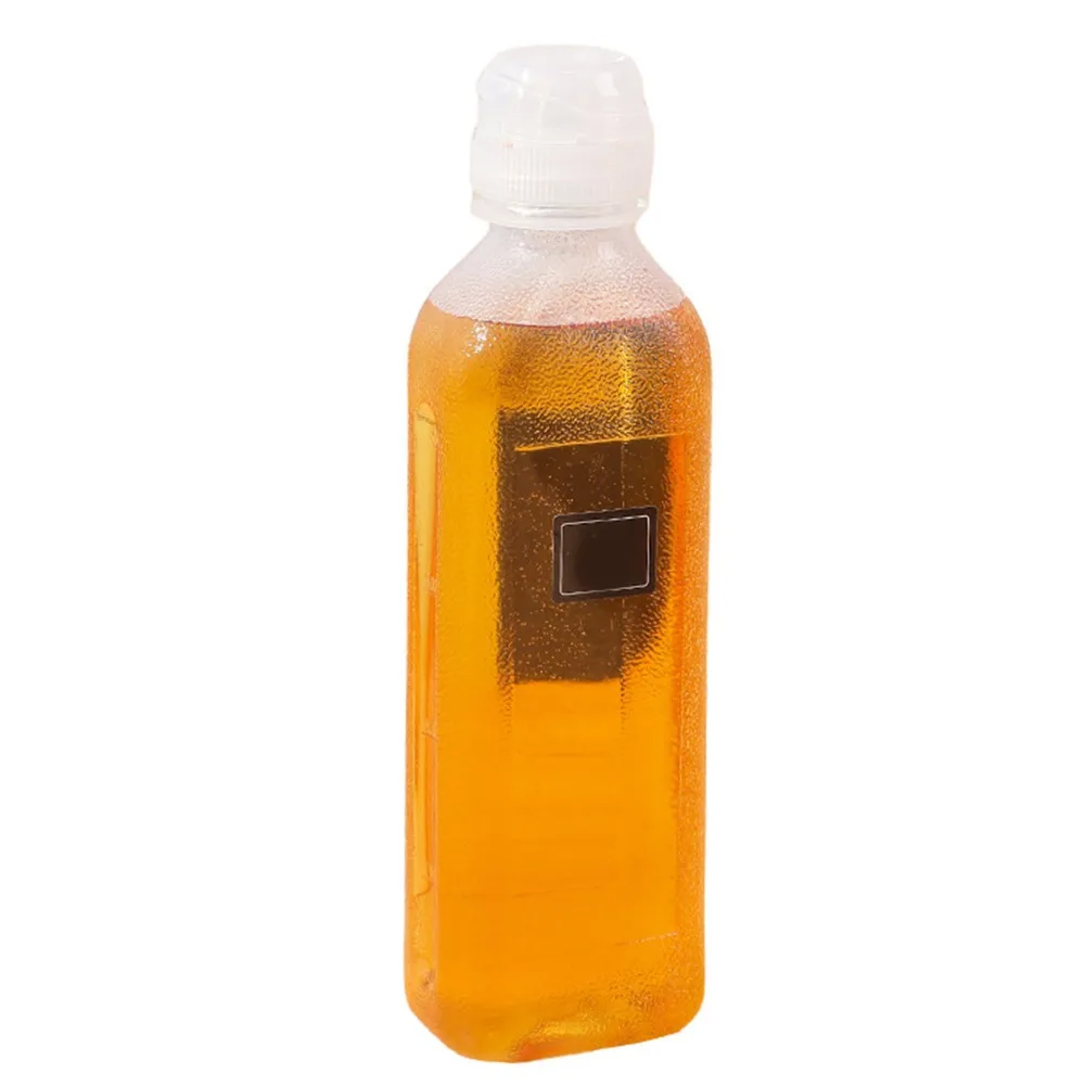 Premium PP Squeeze Oil Dispenser 500ml Clear Cooking Oil Bottle Condiment Squeeze Bottle Hotel Use