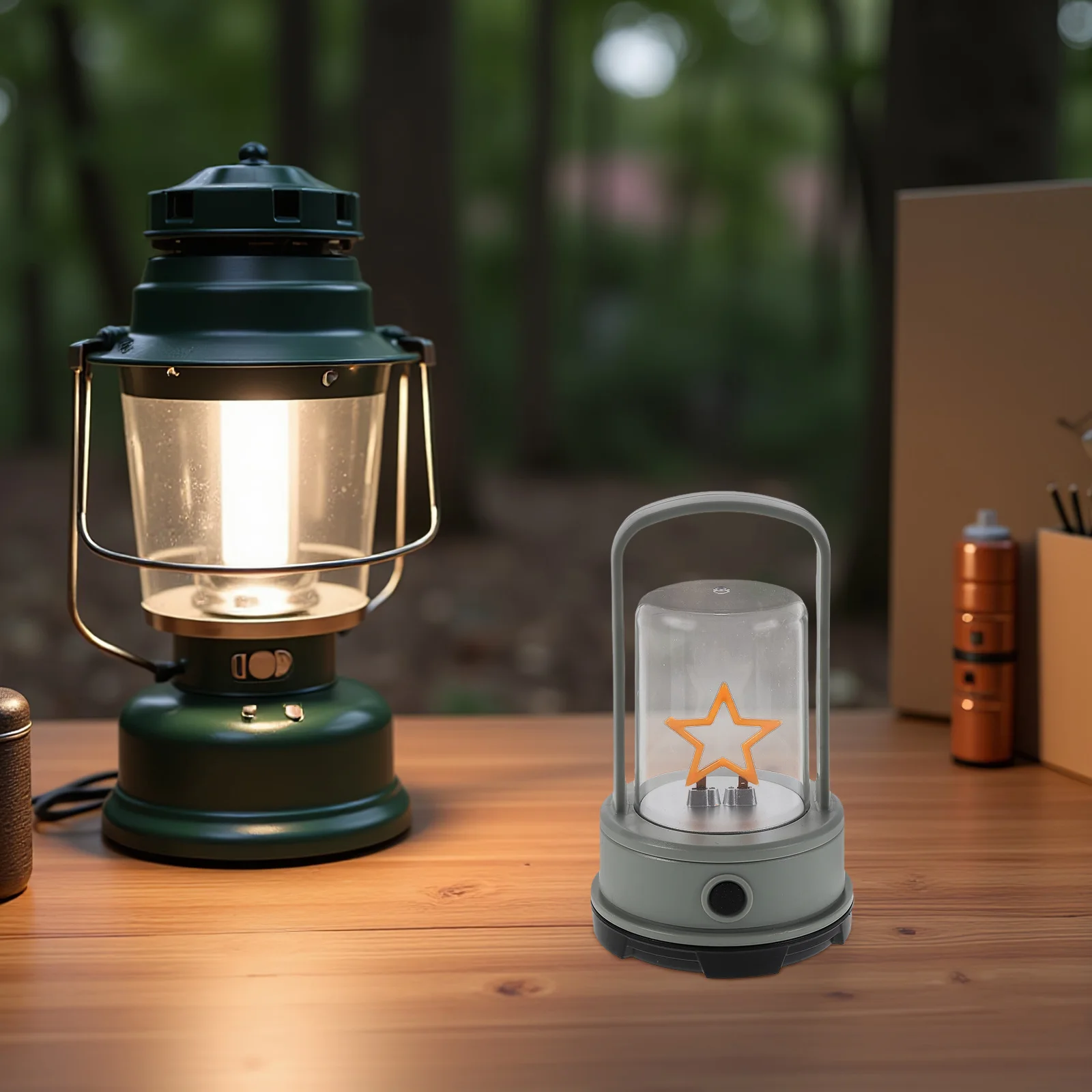 

Outdoor Camping Lights Lantern Lamp Hanging Tent Storage LED Emergency Abs Travel