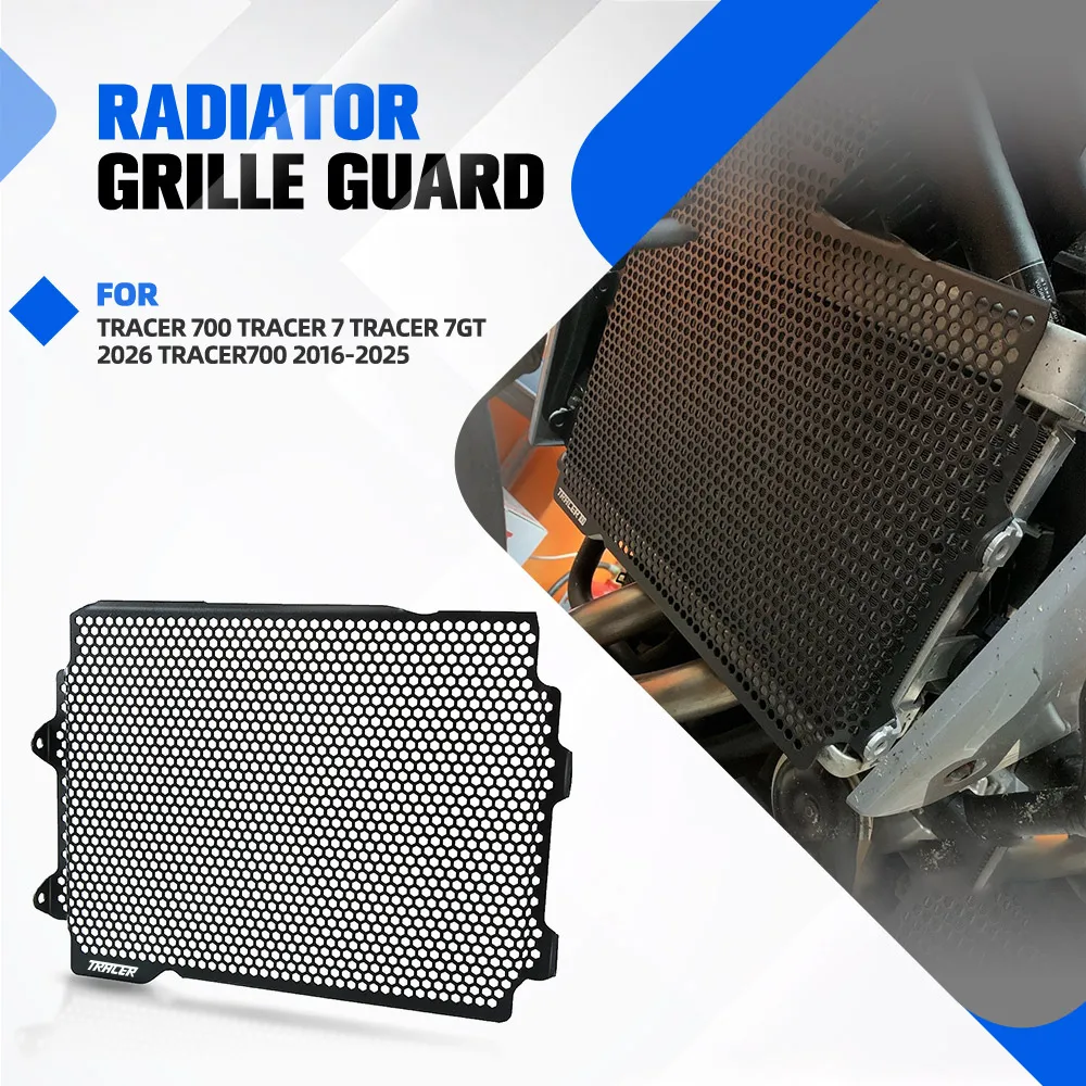 

For Yamaha Tracer 700 Tracer 7 Tracer 7GT 2026 TRACER700 2016-2025 Motorcycle Radiator Guard Grille Protection Cover Tank Cooler