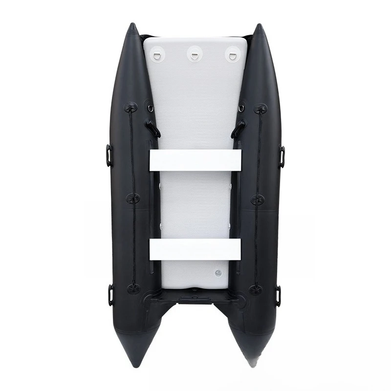 Brushed bottom high speed boat inflatable assault boat rowing boat fishing luya patrol speedboat flat head floating