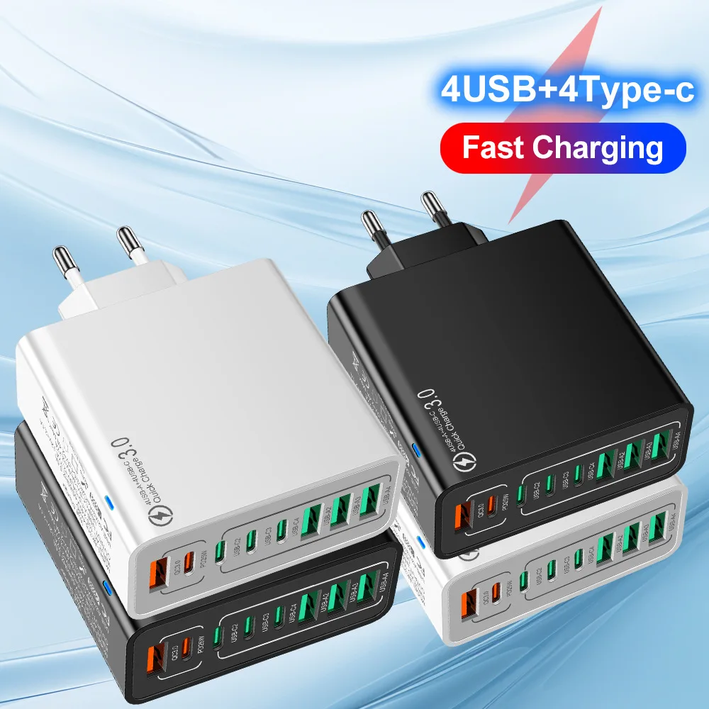 8 Ports Usb QC5.0 F…