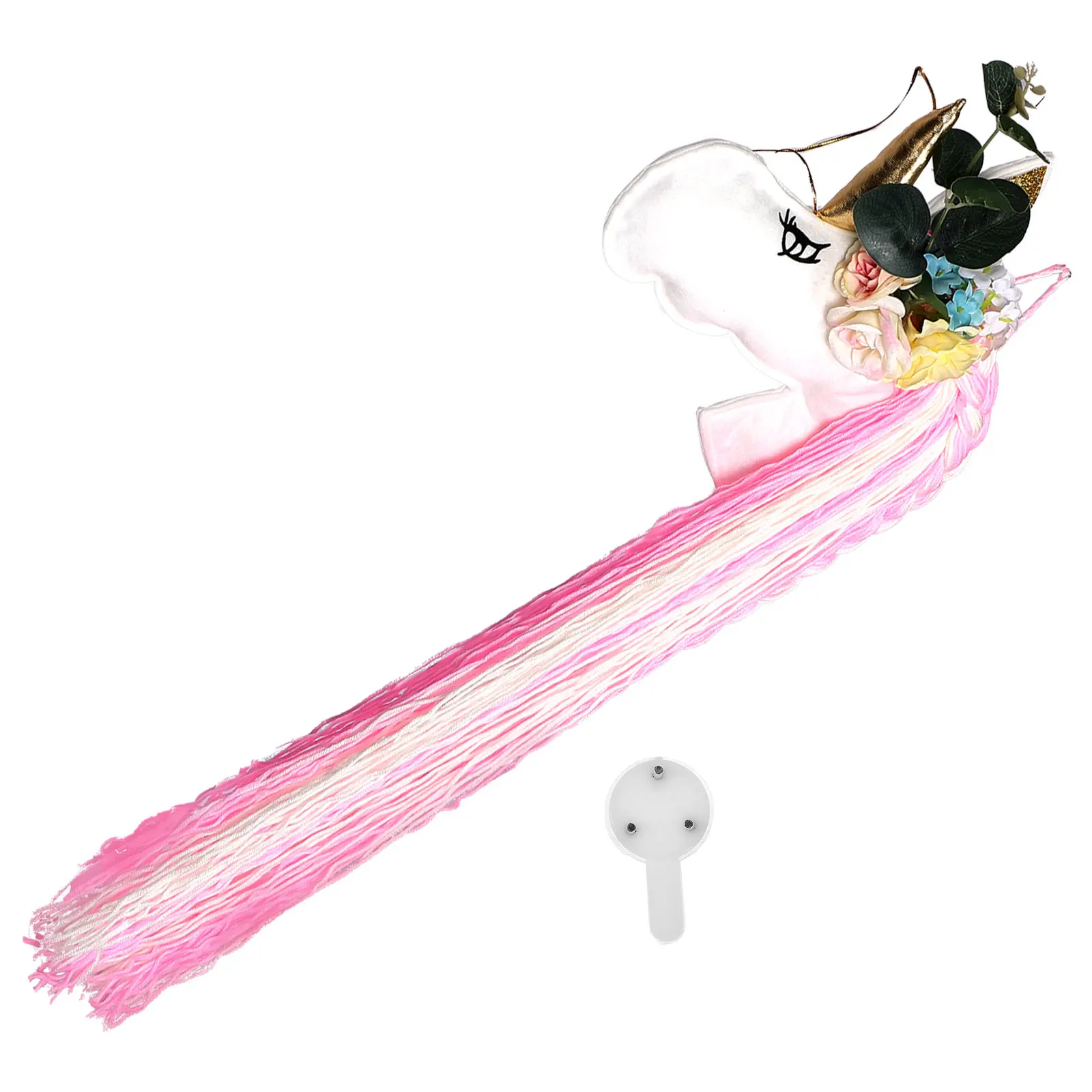 Unicorn Clip Holder Hair Accessories Organizer Wall Hanging Bow Storage Holder Hair Clip Organizer for Women Teens Bedroom Decor