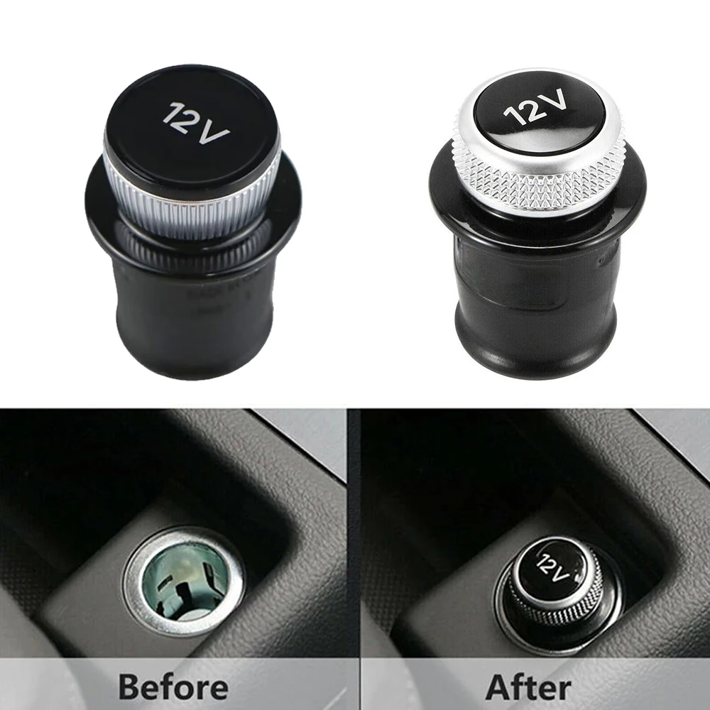 4K0919311 8WD919311 8W0919311 Power Outlet Cigarette Lighter Plug 12V Chrome 4L0919311 4H0919311 For Audi A3 A6 A7 A8 Q3 Q7 RS7