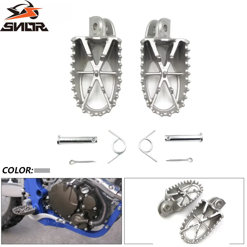 

Universal Motorcycle Front Footpegs Pedals Foot Pegs For Zhenglin 250 Shuopu 160 ENDURO Dirt Bike Footrests Motor Modification