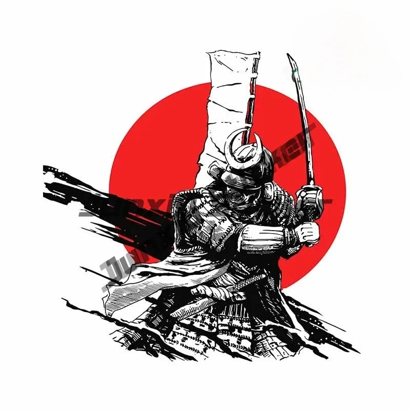 ملصقات الثقافة اليابانية اليابان الساموراي المحارب الديكور في الهواء الطلق الكتابة على الجدران ملصق PVC اكسسوارات للقوارب نمط لديكور السيارة #5