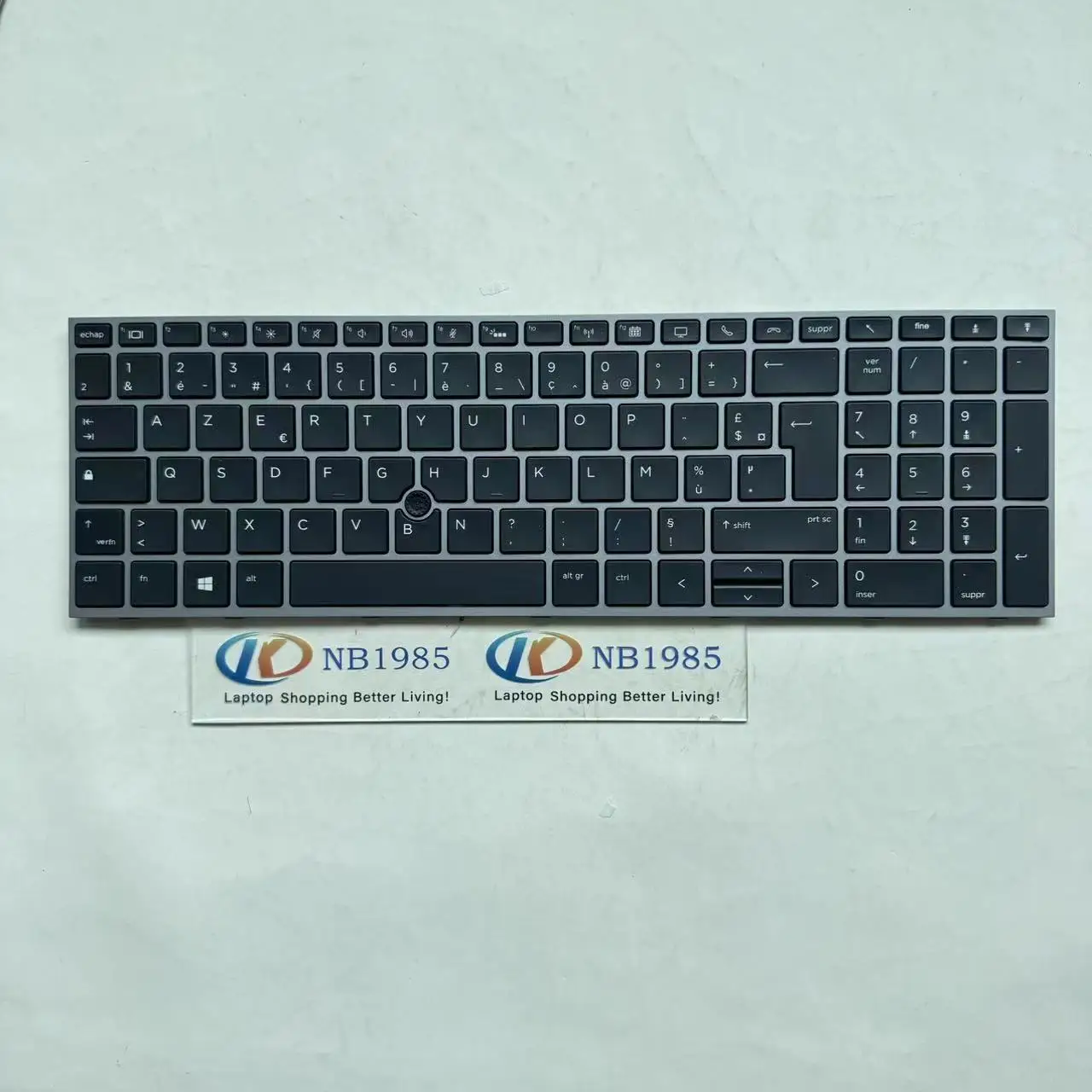 Imagem -05 - Xin-sp-la-uk-cf-po-fr-fr Teclado Portátil Retroiluminado para hp Zbook 15 g5 15 g6 17 g5 17 g6 com Ponteiro