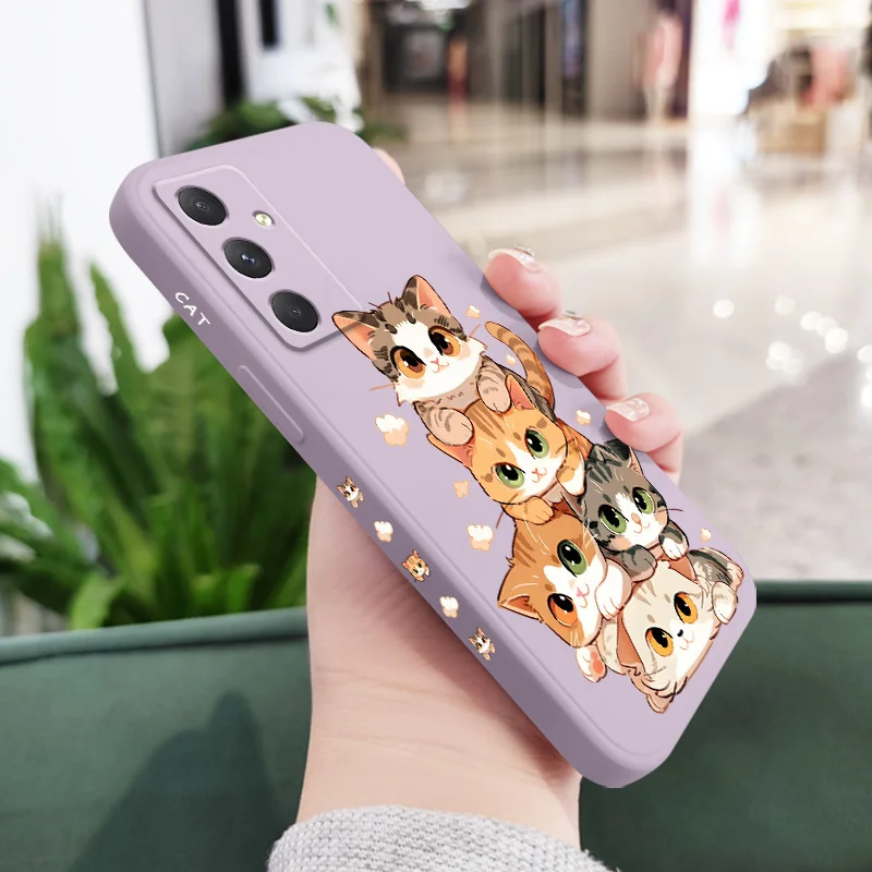 น่ารักนุ่มสําหรับSamsung Galaxy A56 A36 A26 A16 A06 A55 A35 A25 A15 A05 A05S A54 A34 A24 A14 A04 A04S A04E 4G 5G Cov