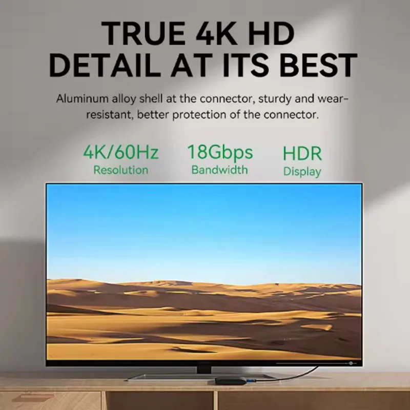 HDMI-совместимый кабель 1,5 м, 3 м, 4K, 60 Гц, 2,0 для ноутбуков Xbox PS5, PS4, HDMI-совместимый разветвитель, цифровой кабель, шнур