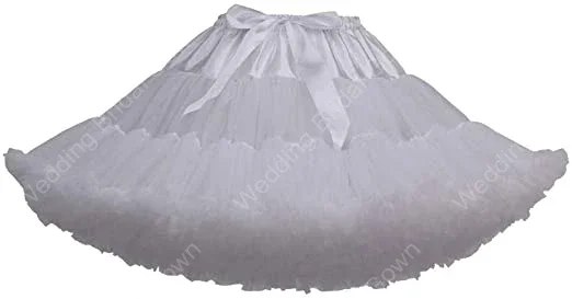 

Women's Tulle Petticoat Tutu Party Multi-Layer Puffy Cosplay Skirt, Length 40cm, Waist 56-100cm